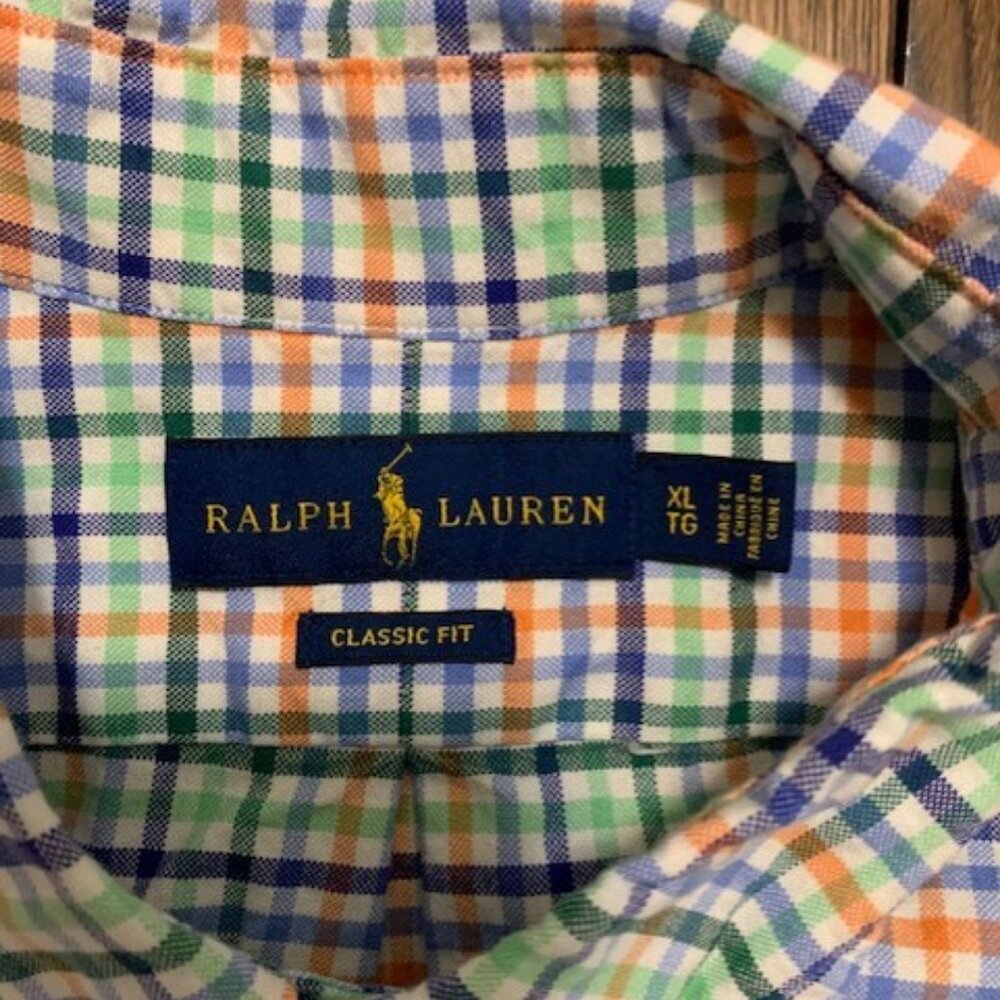 RALPH LAUREN CLASSIC FIT MENS DRESS SHIRT (XL) - Picture 3 of 5